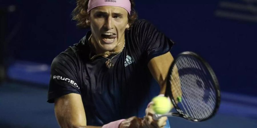 Alexander Zverev hat in Indian Wells sein Auftaktmatch gewonnen. Foto: Rebecca Blackwell/AP