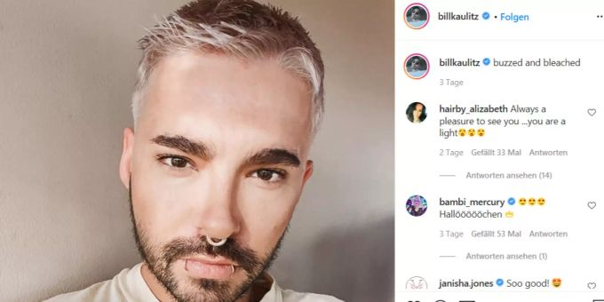 Veränderung - Bill Kaulitz wieder mit neuer Frisur