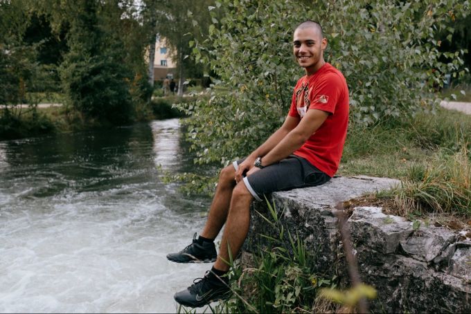 Francisco liess sich den Spass am Sommer nicht nehmen und genoss seine Ferien.