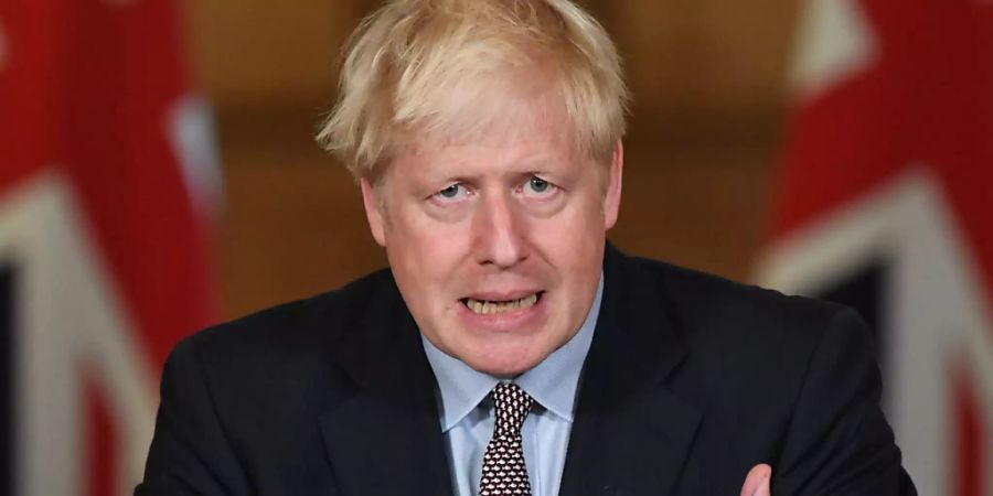 Boris Johnson, Premierminister von Grossbritannien, spricht bei einer virtuellen Pressekonferenz in der Downing Street 10. Foto: Stefan Rousseau/PA Wire/dpa