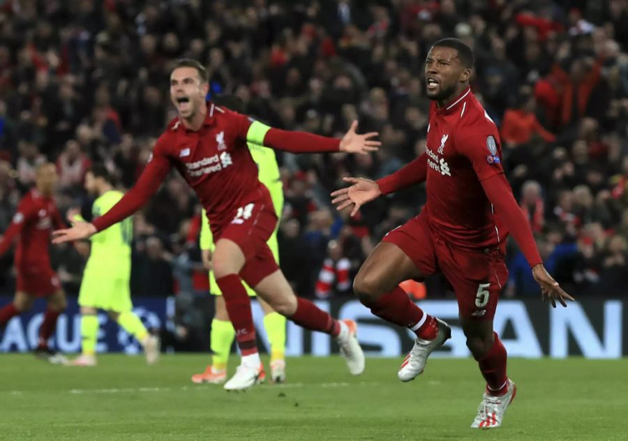 Georginio Wijnaldum traf im Champions-League-Halbfinal 2019 gegen Barcelona – nun soll er künftig für die Katalanen spielen.