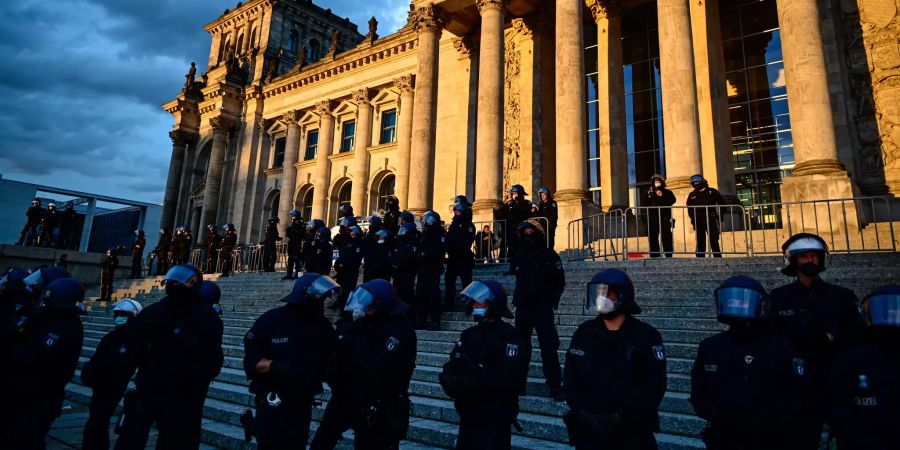 Protest gegen Corona-Massnahmen Berlin