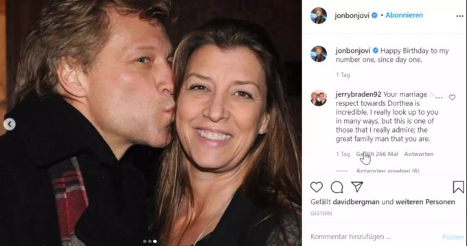Jon Bon Jovi und seine Frau Dorothea. (Archivbild) Jon Bon Jovi