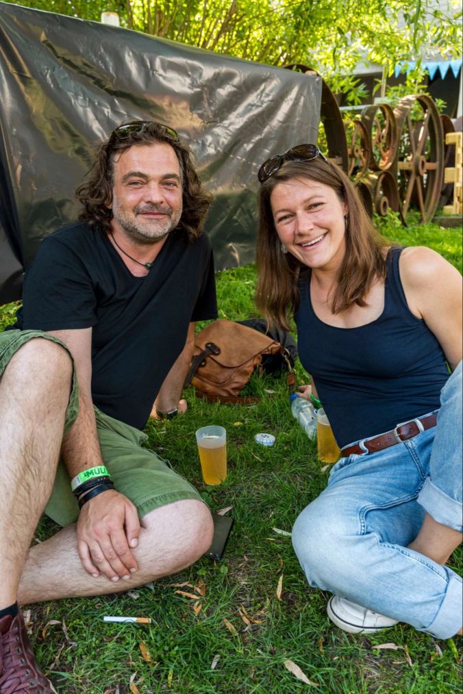 Bernd Hagen und Tina Hachen sind extra wegen Stiller Has aus Biel angereist