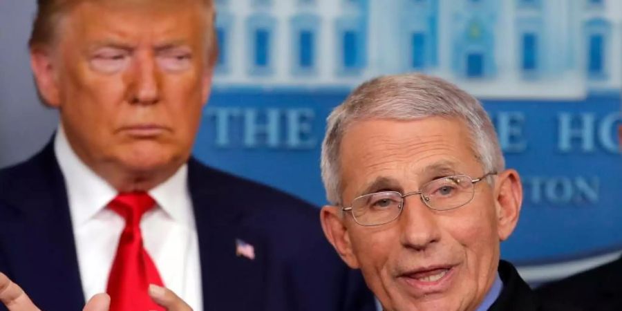 Der US-Immunologe Anthony Fauci will nicht länger für Wahlwerbung des US-Präsidenten Donald Trump herhalten. Foto: Carolyn Kaster/AP/dpa