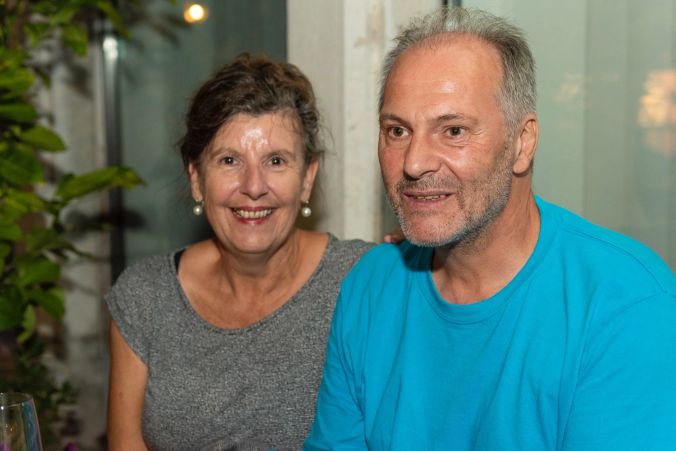Karin und Ferdi. Er hat Fabienne als Musikerin in einer Funk-Band in Erinnerung.