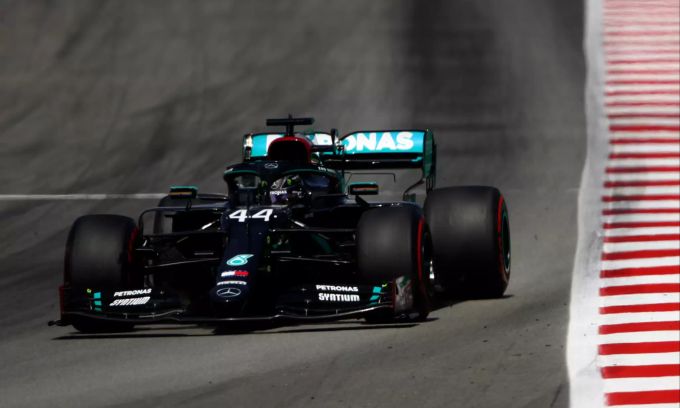 Lewis Hamilton (Mercedes) beim Grossen Preis von Spanien. Lewis Hamilton Mercedes
