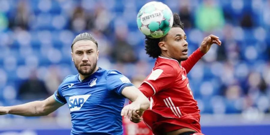 Ermin Bicakcic (l) verletzte sich gegen die Bayern. Foto: Uwe Anspach/dpa