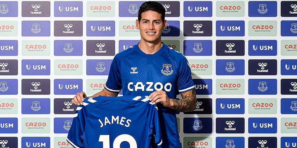 Everton trikot james