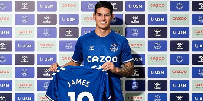 James Rodriguez FC Everton