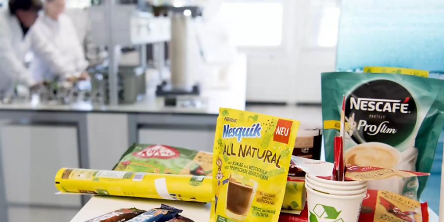 Nestlé will Verpackungen aus Neuplastik zunehmend durch solche aus rezykliertem Kunststoffen ersetzen. (Archiv)