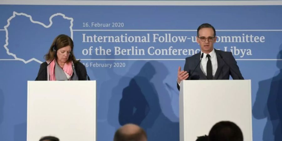 Maas (rechts) und UN-Vertreterin Williams in München