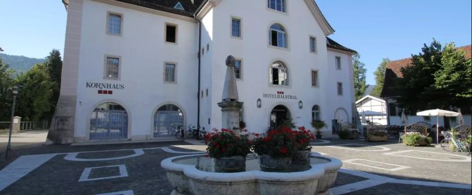 Hotel Balsthal: Das Kornhaus diente bis 1838 als Frucht- und Salzmagazin.