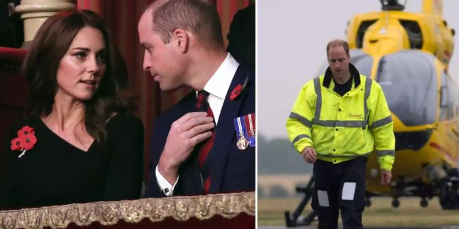 prinz william kate helikopter