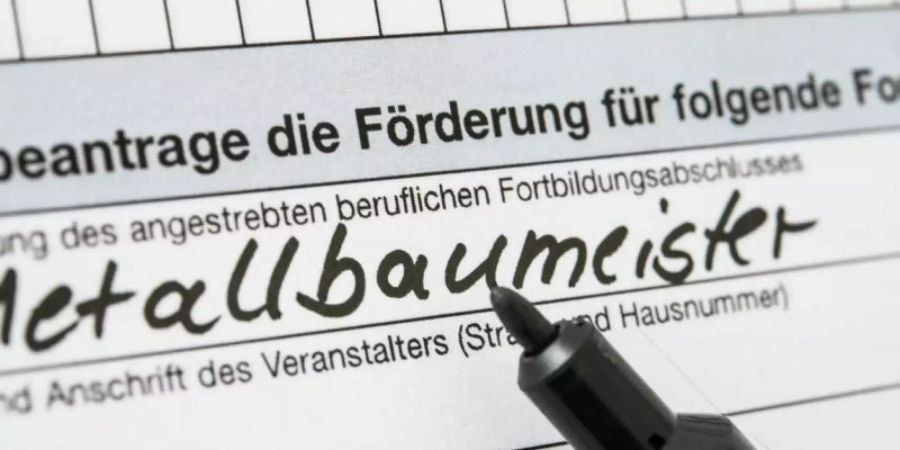 Das frühere Meister-Bafög wird zum Aufstiegs-Bafög. Damit soll die Weiterbildung von Fachkräften höher bezuschusst werden. Foto: Susann Prautsch/dpa