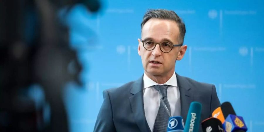 Aussenminister Heiko Maas (SPD) berät am Montag mit seinen EU-Amtskollegen in einer Videokonferenz über die Rückholung von EU-Bürgern aus dem europäischen Ausland. Foto: Bernd von Jutrczenka/dpa