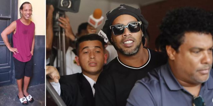 Nach Pass-Fälschung - Hier grinst Ronaldinho aus Gefängnis in Paraguay