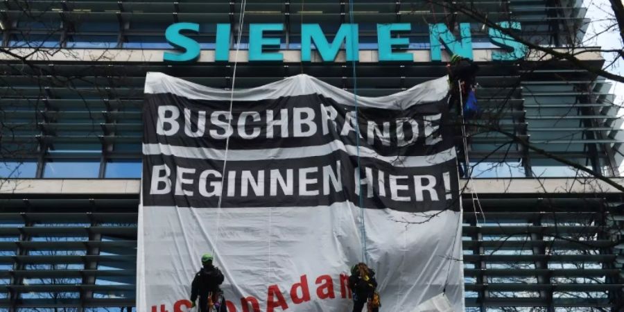 Greenpeace-Protest gegen Siemens