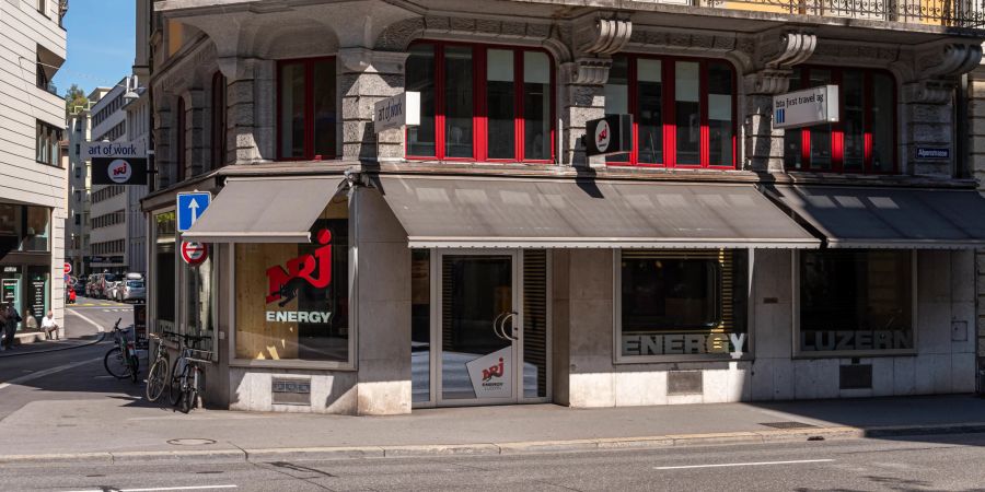 Radio Energy in der Stadt Luzern.
