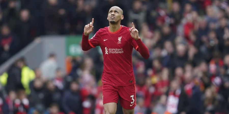 Fabinho im Trikot der Reds. «Archivbild»