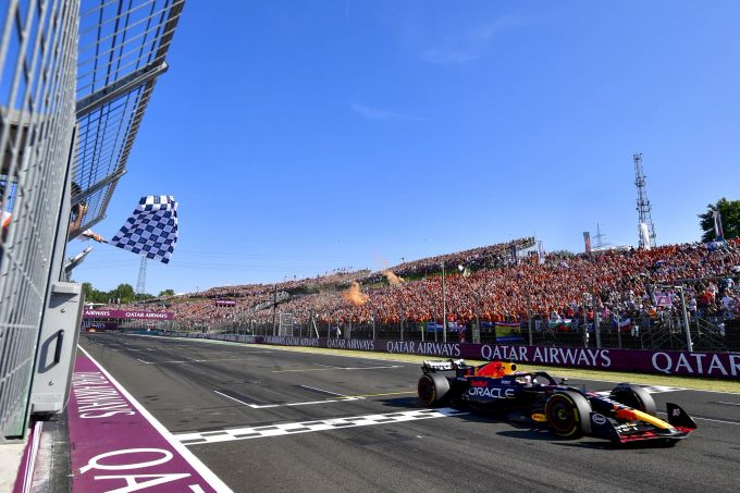 Max Verstappen (Red Bull) gewinnt den Ungarn-GP der Formel 1. Max Verstappen Formel 1