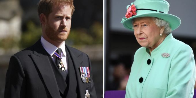 Queen Elizabeth und Harry schienen sich wieder anzunähern. Queen Elizabeth Harry
