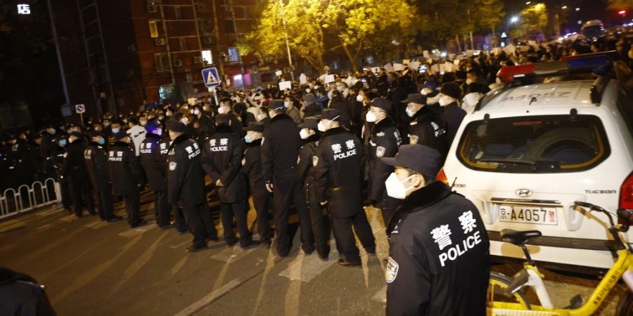 China Lockdown Proteste