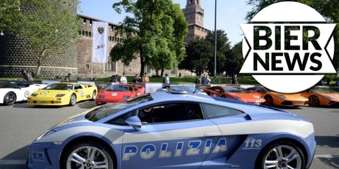 Express-Lieferung - Italo-Polizei bringt Spenderniere mit Lamborghini