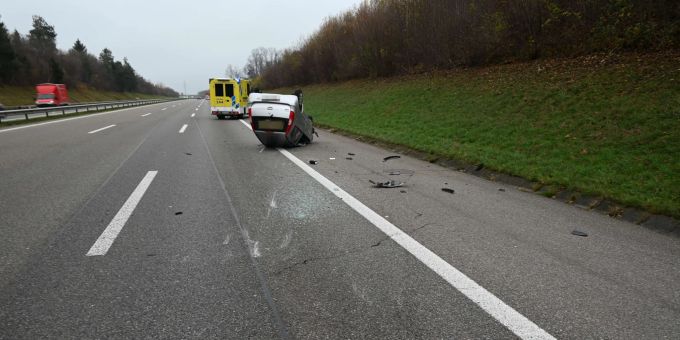 Oberbüren: Unfall auf der Autobahn A1 Oberbüren SG A1