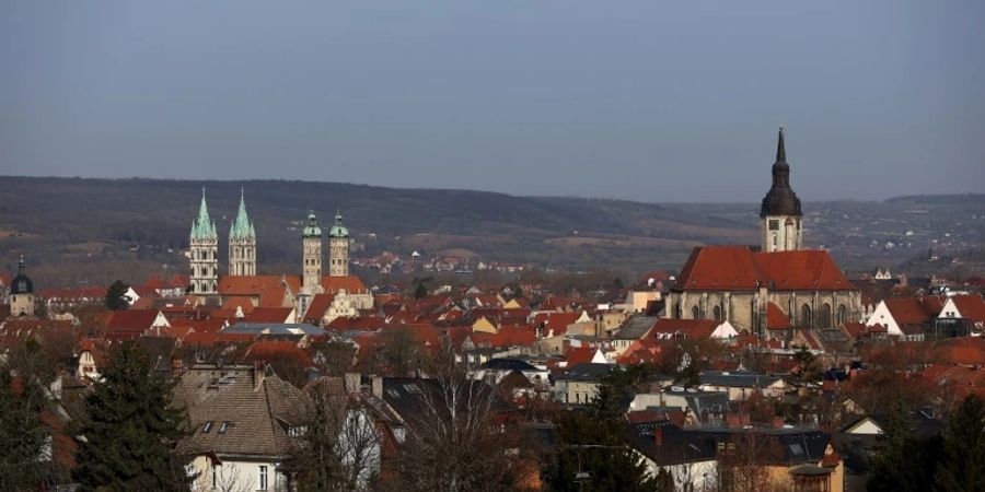 Blick auf Naumburg im Burgenlandkreis