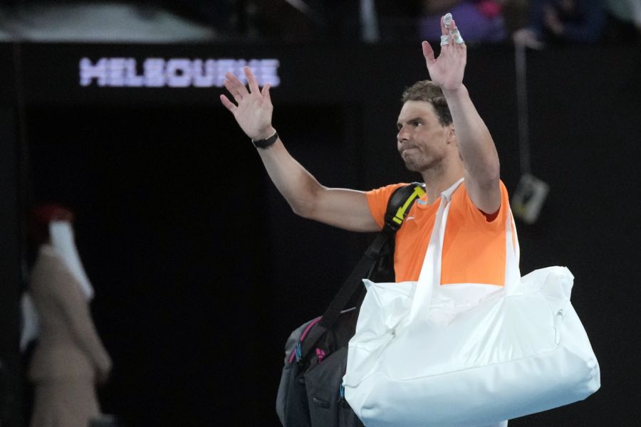 Der 36-jährige Nadal kann damit seinen Titel in Melbourne nicht verteidigen.