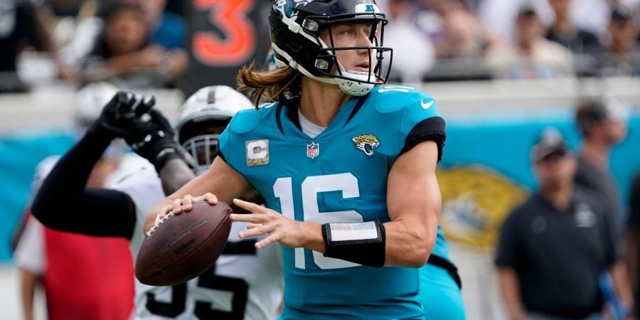 Jaguars-Quarterback Trevor Lawrence führte sein Team gegen die Jets zum Sieg.