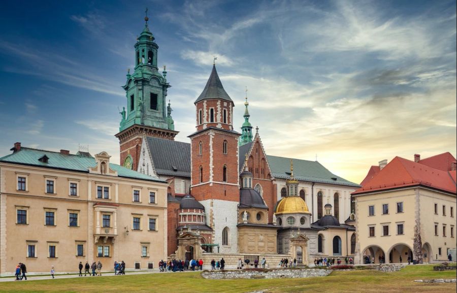 Krakau Polen Schloss Architektur