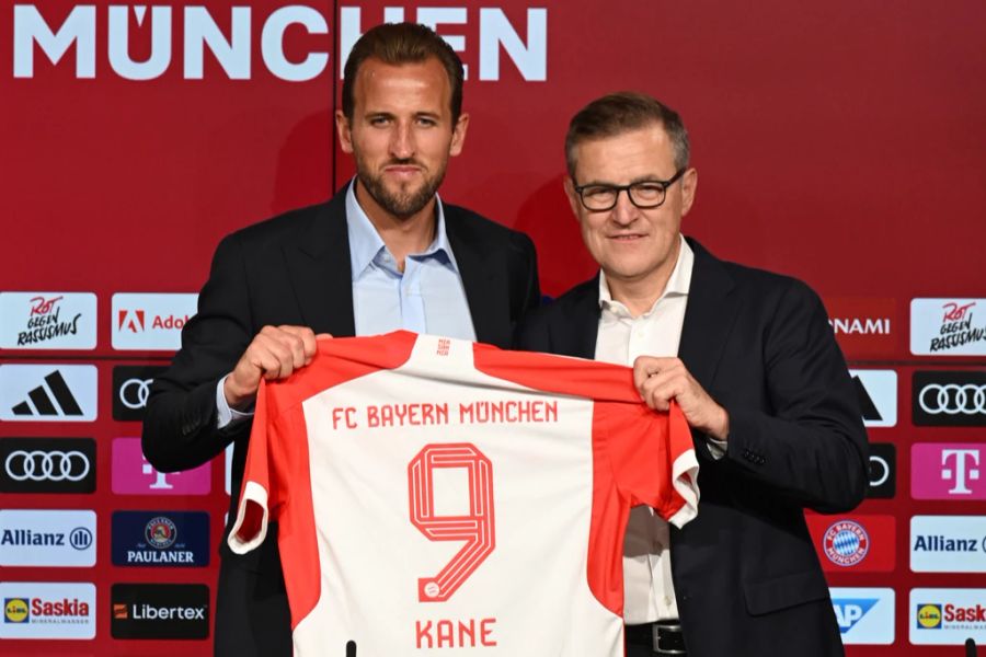 Harry Kane ist der neue Star-Stürmer des FC Bayern München.