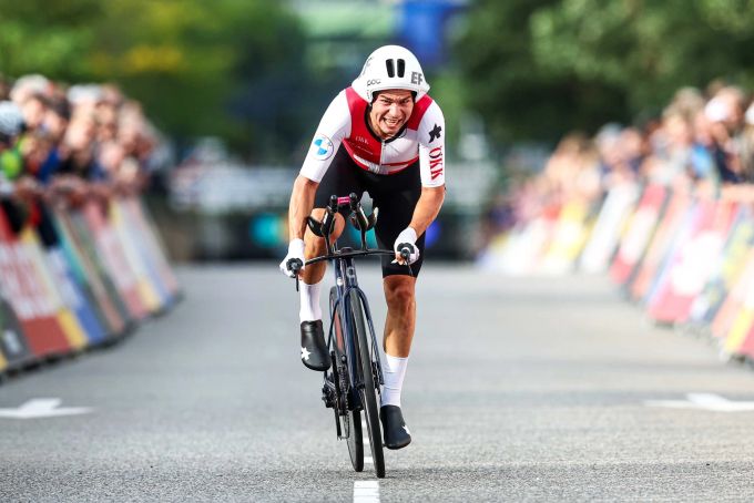 Bei Sieg von Christophe Laporte: Stefan Bissegger erreicht nur Platz 74. Christophe Laporte Stefan Bissegger