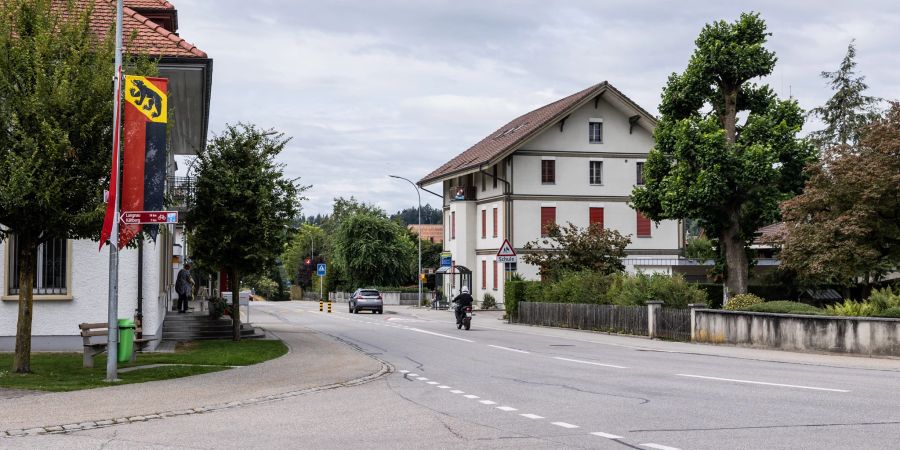 Ortstrasse der Gemeinde Sumiswald.