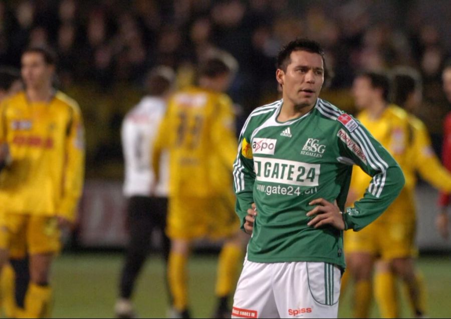 Trotz zweier Tore von Francisco Aguirre kassierte der FC St. Gallen am 1. Dezember 2007 eine empfindliche Niederlage.