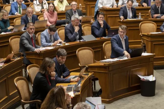 Parlamentarier in Aktion