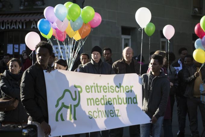 Der «Eritreische Medienbund» ist eine regimekritische Organisation in der Schweiz. Eritrea Medienbund Schweiz