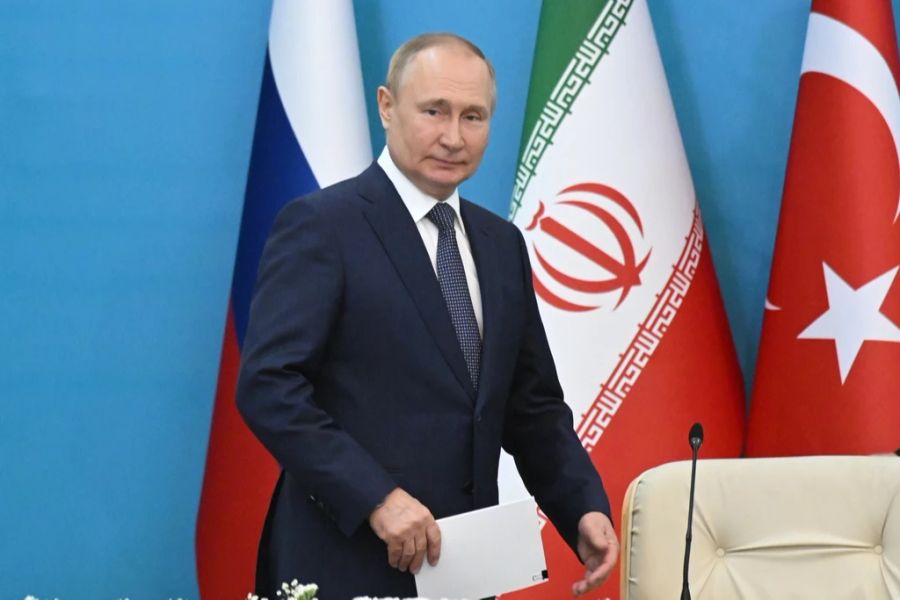 Wladimir Putin nutzte das damalige Treffen, um vom Iran militärische Unterstützung zu erhalten.