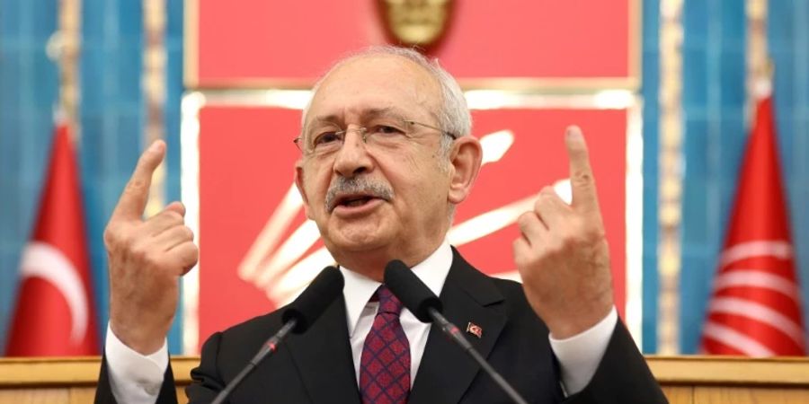 Kemal Kilicdaroglu bei einem Parteitreffen im März 2022