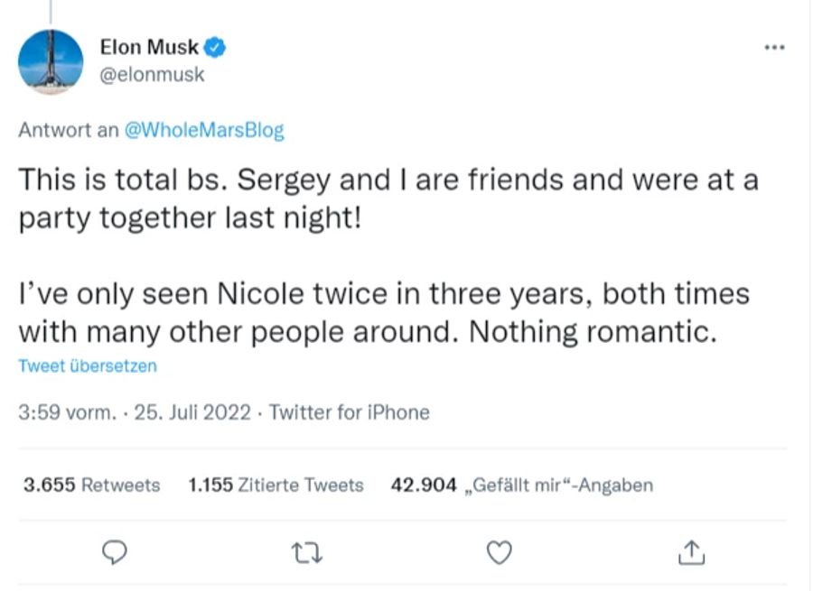 musk affäre