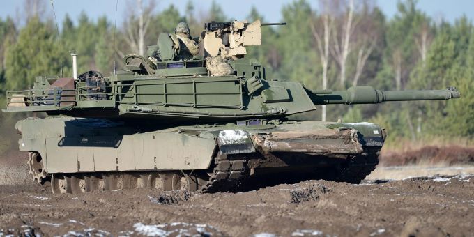 Ein Panzer vom Typ Leopard 2A4. Ein Panzer vom Typ Leopard 2A4.