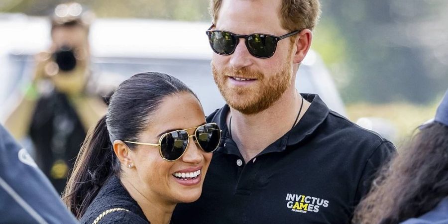 Herzogin Meghan und Prinz Harry strahlten bei den Invictus Games in Den Haag.