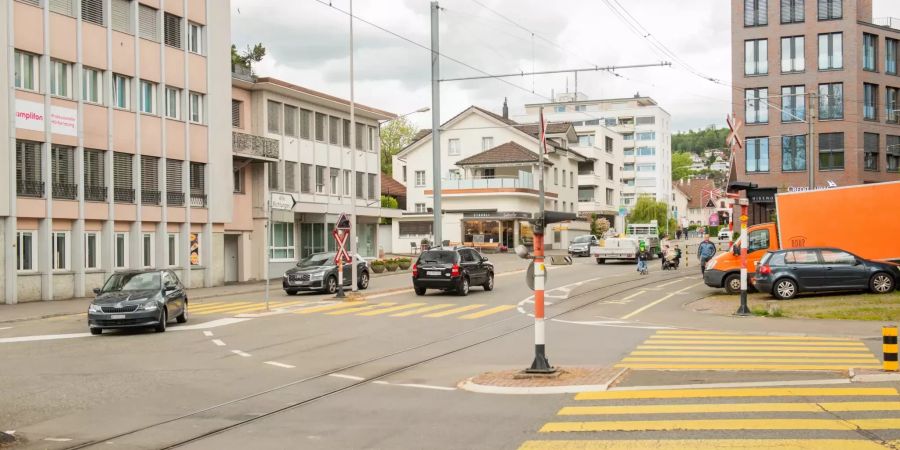 Ortszentrum in Bremgarten im Kanton Aargau.