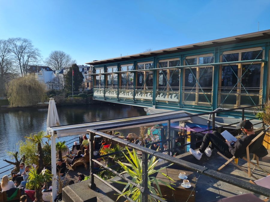 Bar Terrasse Wasser Park