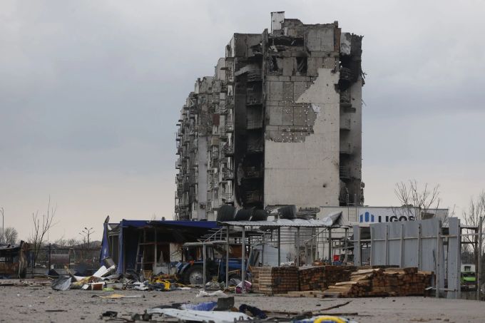 Ukraine-Krieg Zerstörung in Mariupol