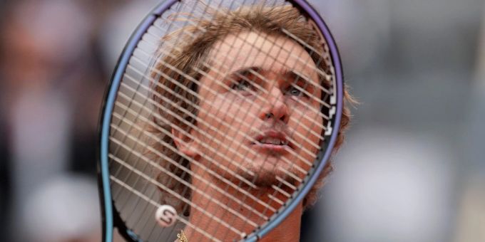 Trifft im Halbfinale der French Open auf Rafael Nadal: Alexander Zverev. Trifft im Halbfinale der French Open auf Rafael Nadal: Alexander Zverev.