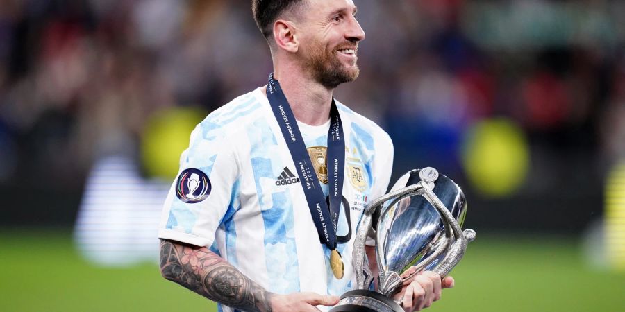 «Wunderschön»: Argentiniens Messi freut sich nach dem Sieg gegen Italien auf weitere Gegner.