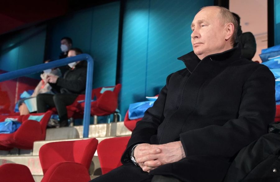 Noch vor dem Ukraine-Krieg: Wladimir Putin Anfang Februar bei der Eröffnung der Olympischen Winterspiele in Peking (China).